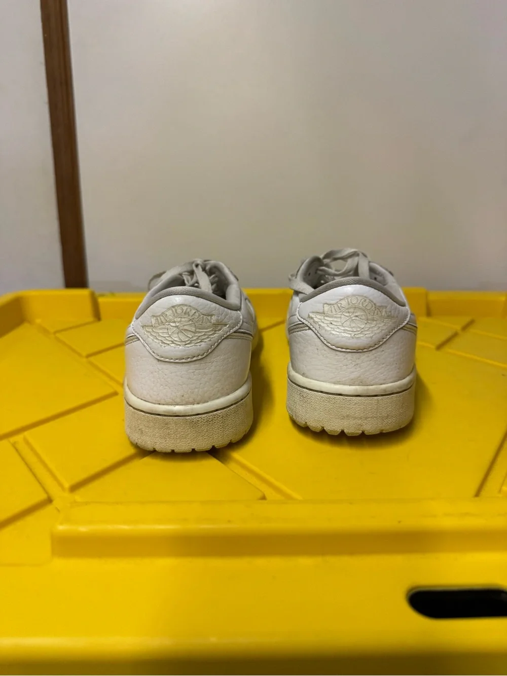 Nike Air Jordan 1 Low Golf White Leather Men’s Size 9